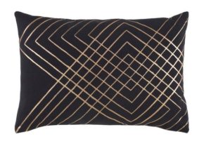 Black Lumbar Pillow